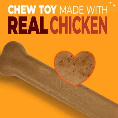 Nylabone® Meat Bone Dog Toy, Chicken - Image 3