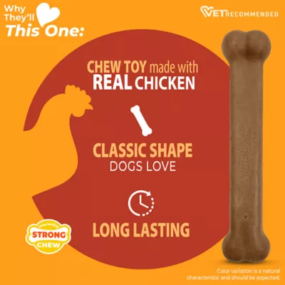 Nylabone® Meat Bone Dog Toy, Chicken - Image 4