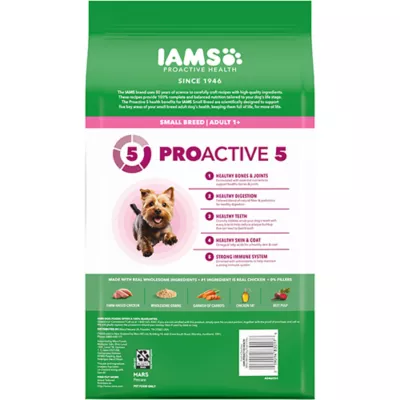 IAMS Proactive Health Small/Toy Adult Dog Food - Chicken - Image 8