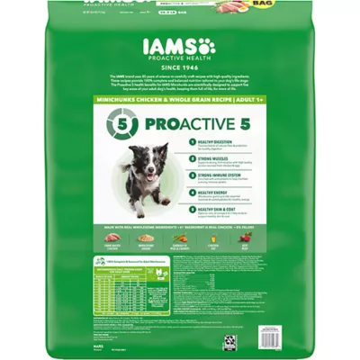  IAMS Proactive Health Minichunks Adult Dry Dog Food - Chicken & Whole Grain - Image 8