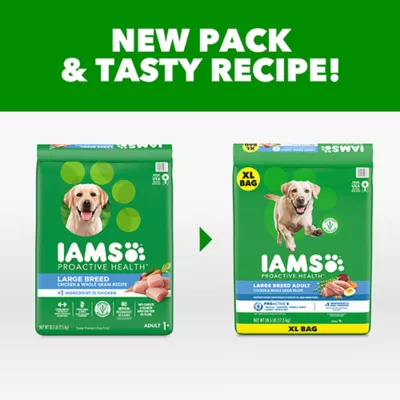 IAMS Proactive Health Adult Large Breed Dry Dog Food Chicken & Whole Grain - Image 2