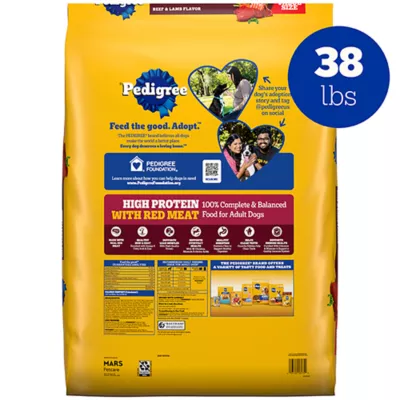 Pedigree High Protein Adult Dog Food - Beef & Lamb 44 LB - Image 8