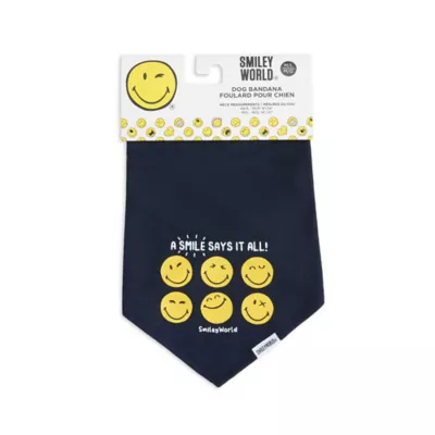 SMILEY WORLD® "A smile says it all" Jersey Dog Bandana - Image 3