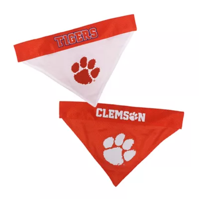 Clemson Tigers NCAA Reversible Pet Bandana - Image 1