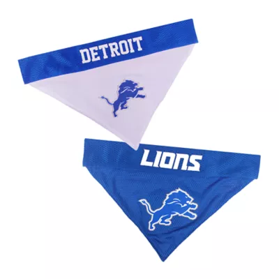 Pets First Detroit Lions Reversible Bandana - Image 1