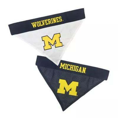 Michigan Wolverines NCAA Reversible Pet Bandana - Image 1