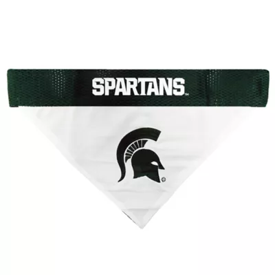 Pets First Michigan State Spartans NCAA Reversible Bandana - Image 2