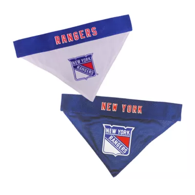 Pets First New York Rangers Reversible Bandana - Image 1