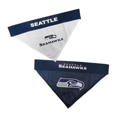 Seattle Seahawks NFL Reversible Pet Bandana - Image 1
