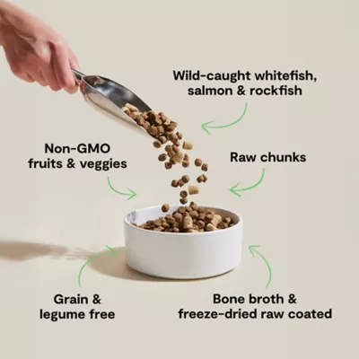 Open Farm RawMix Grain Free, High Protein Adult Dry Cat Food - Non-GMO, White Fish - Image 3