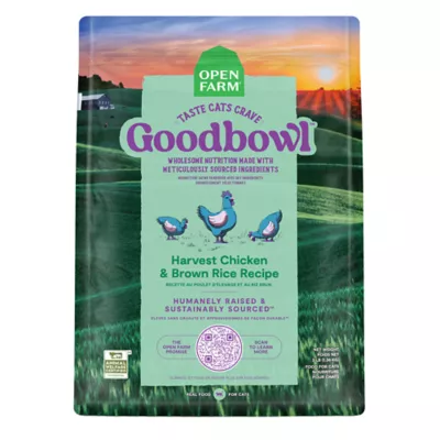 Open Farm Goodbowl With Grain All Life Stages Dry Cat Food - Natural, Humanely Raised, Chicken - Image 1