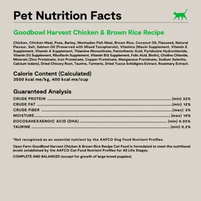 Open Farm Goodbowl With Grain All Life Stages Dry Cat Food - Natural, Humanely Raised, Chicken - Image 7