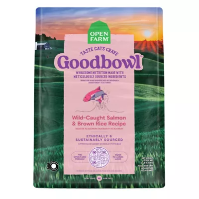 Open Farm Goodbowl With Grain All Life Stages Dry Cat Food - Ethically & Sustainably Sourced, Salmon - Image 1