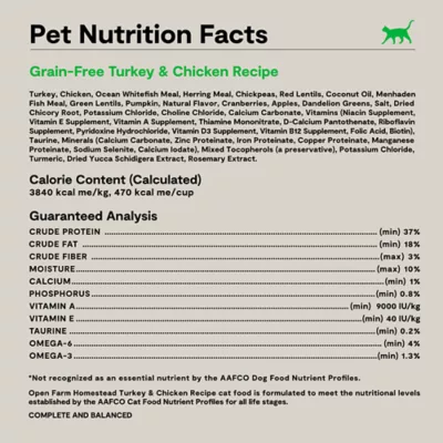 Open Farm Grain Free Adult Dry Cat Food - No Antibiotics, Non-GMO, Chicken & Turkey - Image 7