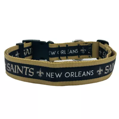 Pets First NFL New Orleans Saints Satin Dog Collar - Image 2