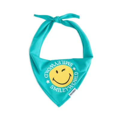 SMILEY WORLD® Iconic Smiley Face Dog Jersey Bandana - Image 2