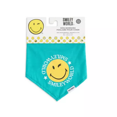SMILEY WORLD® Iconic Smiley Face Dog Jersey Bandana - Image 3