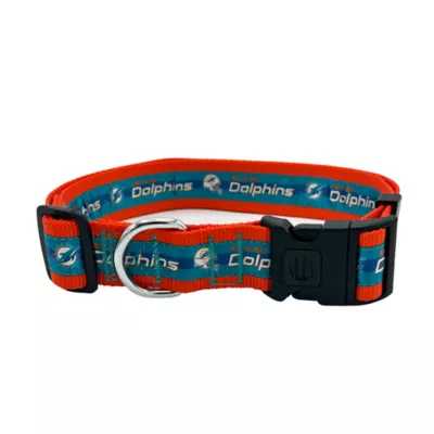 Pets First Miami Dolphins Satin Collar - Image 1