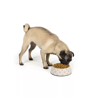 Top Paw® Tan Check Melamine Dog Bowl 12oz, 52oz - Image 6