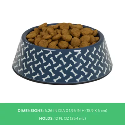 Top Paw® Bones Melamine Dog Bowl 12oz, 52oz - Image 4