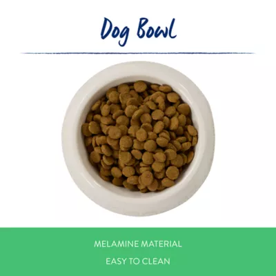 Top Paw® Tan Dog Melamine Dog Bowl 27oz, 52oz - Image 2