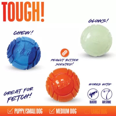 Nerf Small Ball Dog Toy 3-Pack - Image 3