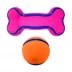 Nerf Rubber Bone and Ball Dog Toy 2-Pack image thumbnail 5