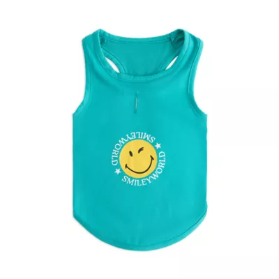 SMILEY WORLD® Iconic Smiley Face Dog Jersey Tank Top - Image 4