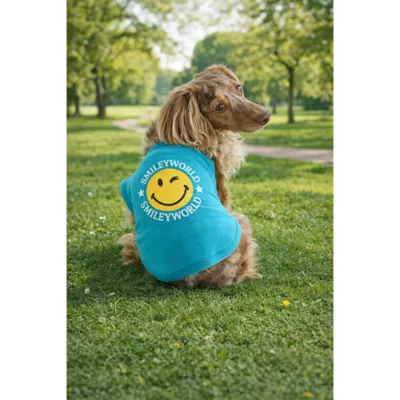 SMILEY WORLD® Iconic Smiley Face Dog Jersey Tank Top - Image 6