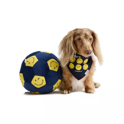 SMILEY WORLD® Iconic Smiley Faces Soccer Ball Dog Toy - Image 3