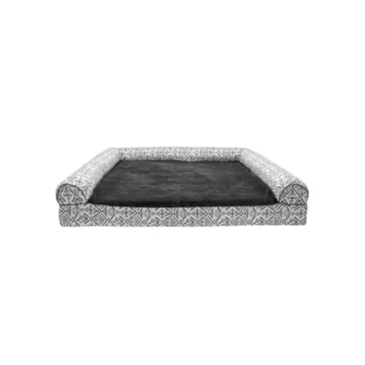 FurHaven Southwest Kilim Orthopedic Sofa Pet Bed - Multiple Colors, Medium - Jumbo Plus - Image 1