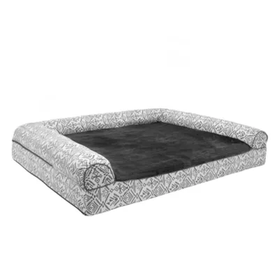 FurHaven Southwest Kilim Orthopedic Sofa Pet Bed - Multiple Colors, Medium - Jumbo Plus - Image 3