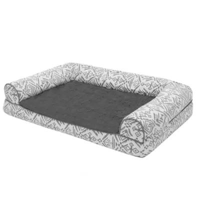 FurHaven Southwest Kilim Orthopedic Sofa Pet Bed - Multiple Colors, Medium - Jumbo Plus - Image 3