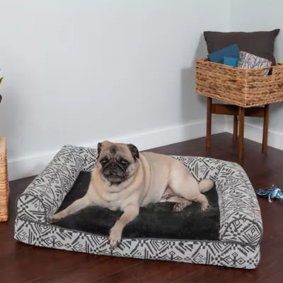 FurHaven Southwest Kilim Orthopedic Sofa Pet Bed - Multiple Colors, Medium - Jumbo Plus - Image 9
