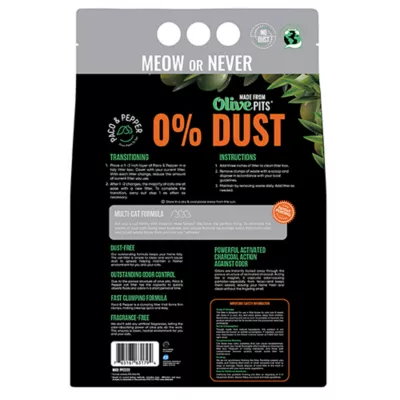 Paco & Pepper Olive Pit Cat Litter with Charcoal - Image 2