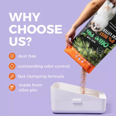 Paco & Pepper Olive Pit Cat Litter with Charcoal - Image 5