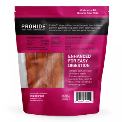 ProHide Highly Digestible Raw Hide Adult Dog Chews - Bully Bacon Rolls - Image 2