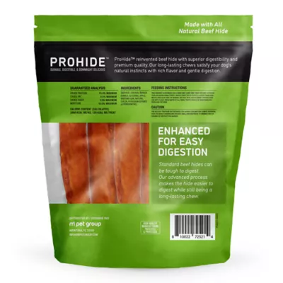 ProHide Highly Digestible Raw Hide Adult Dog Chews - Chicken & Apple Rolls - Image 2