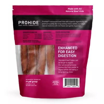 ProHide Highly Digestible Raw Hide Adult Dog Chews - Bully Bacon Rolls - Image 2