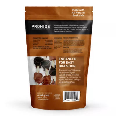 ProHide Highly Digestible Raw Hide Adult Dog Chews - Triple Flavored Kabobs - Image 2