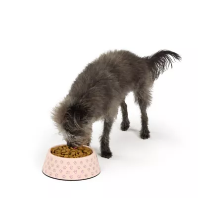 Top Paw® Pink Paw Melamine Dog Bowl 27oz, 52oz - Image 6