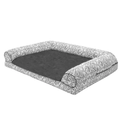 FurHaven Southwest Kilim Orthopedic Sofa Pet Bed - Multiple Colors, Medium - Jumbo Plus - Image 3
