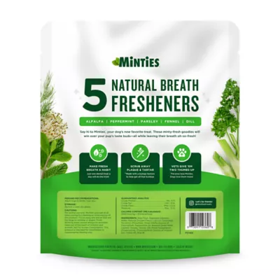 Minties Adult Dental Dog Treats - Tiny & Small - Image 2