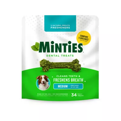Minties Adult Dental Dog Treats -  Medium - Image 1