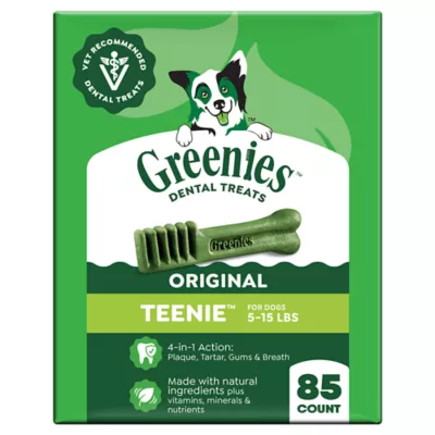 Greenies™ Adult Teenie Dog Dental Treats - Natural, Oral Health, Original - Image 1