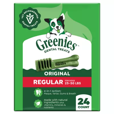 Greenies™ Adult Regular Dog Dental Treats - Natural, Oral Health, Original - Image 1