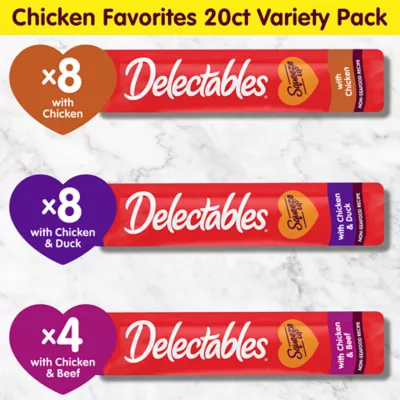 Hartz Delectables™ Squeeze Up® Lickable Cat Treat - Chicken Favorites Variety Pack - Image 6