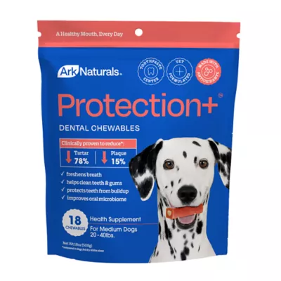 Ark Naturals Bro Brushes All Life Stages Dental Dog Treats - Medium - Image 1
