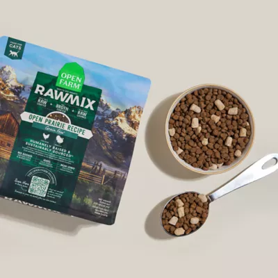 Open Farm RawMix Grain Free, High Protein Adult Dry Cat Food - No Added Antibiotics, Non-GMO, Turkey - Image 4