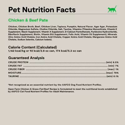 Open Farm Grain Free All Life Stages Wet Cat Food - Humanely Raised, Pate, 2.8 oz - Image 7